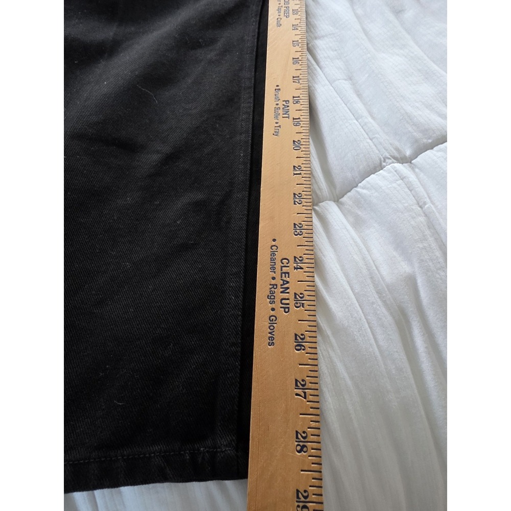 Kall Meyer Highrise Quiet Luxury Wideleg Black Denim Size 30 - Picture 8 of 8